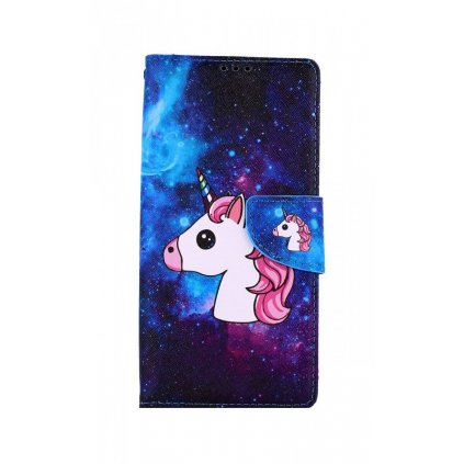 Flipové púzdro na Samsung A42 Space Unicorn