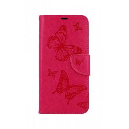 Flipové puzdro na Xiaomi Redmi 9C Butterfly ružové