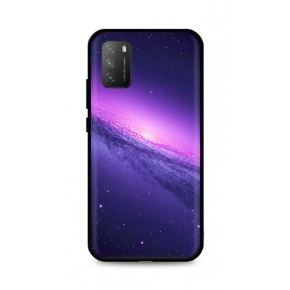 Zadný silikónový kryt DARK na Xiaomi Poco M3 Galaxy