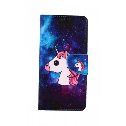 Flipové púzdro na Samsung A12 Space Unicorn