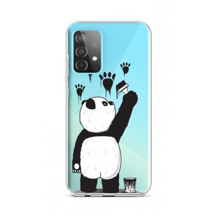 Zadný silikónový kryt na Samsung A52 Rebel Panda