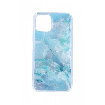 Zadný pevný kryt na iPhone 11 Pro Marble Stone Blue