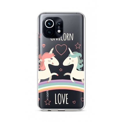 Zadný silikónový kryt na Xiaomi Mi 11 Unicorn Love