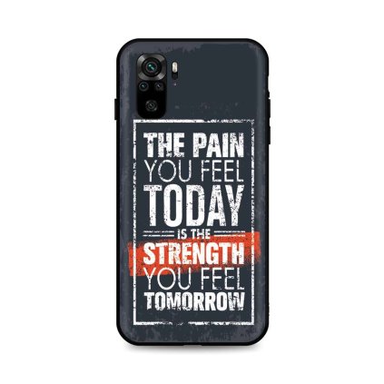 Zadný silikónový kryt DARK na Xiaomi Redmi Note 10 Strength