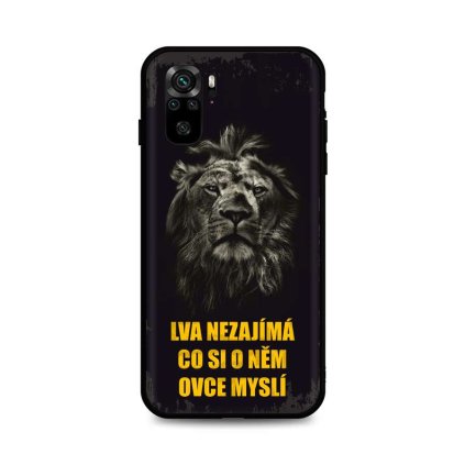 Zadný silikónový kryt DARK na Xiaomi Redmi Note 10 Lev