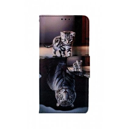 Flipové puzdro na Xiaomi Redmi Note 10 Tygr