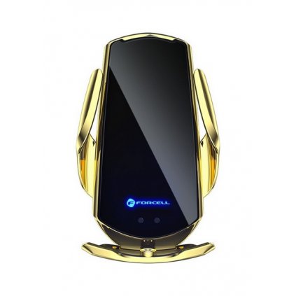 Držiak na mobil s funkciou bezdrôtového nabíjania Forcell HS1 zlatý