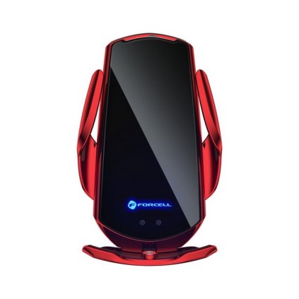 Držiak na mobil s funkciou bezdrôtového nabíjania Forcell HS1 červený