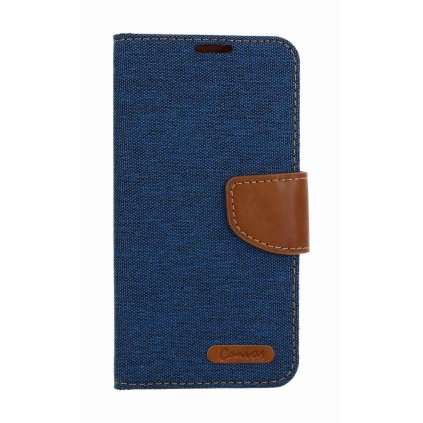 Flipové puzdro Canvas na Samsung A40 modrý tmavý