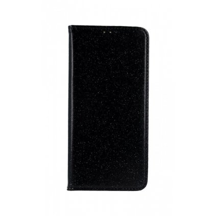 Flipové puzdro Magnet Book na Samsung A32 glitter čierne