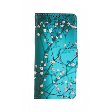 Flipové puzdro na Xiaomi Mi 11 Modré s kvetmi
