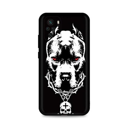 Zadný silikónový kryt DARK na Xiaomi Redmi Note 10 Fighting Dog