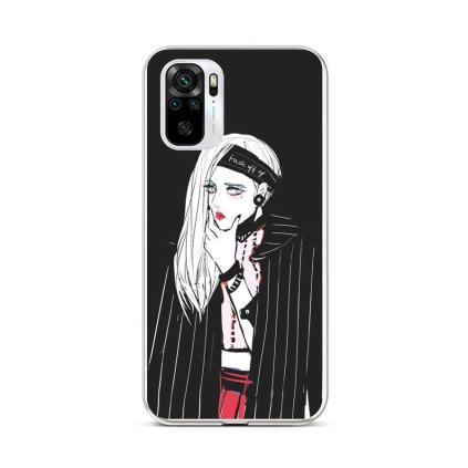 Zadný silikónový kryt na Xiaomi Redmi Note 10 Dark Girl