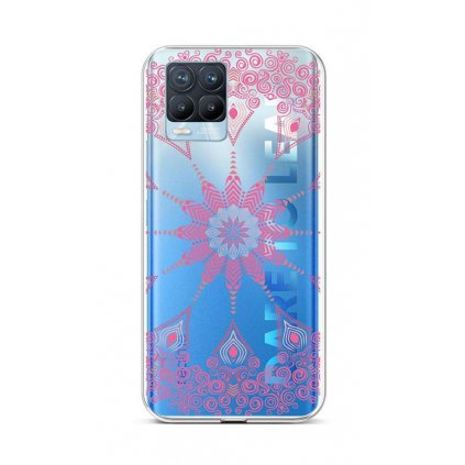 Zadný silikónový kryt na Realme 8 Pro Pink Mandala