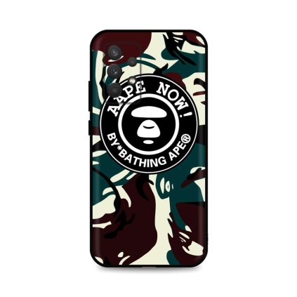 Zadný 3D silikónový kryt na Samsung A32 5G Army