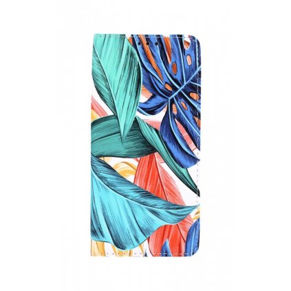 Flipové puzdro Smart Trendy na Samsung A12 Farebné listy