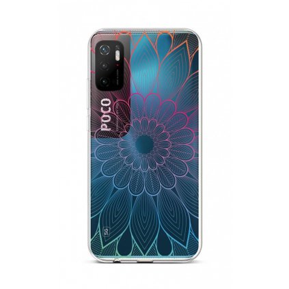 Zadný silikónový kryt na Xiaomi Poco M3 Pro Rainbow Mandala