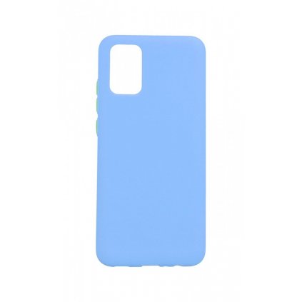 Zadný silikónový kryt Solid na Samsung A02s svetlo modrý