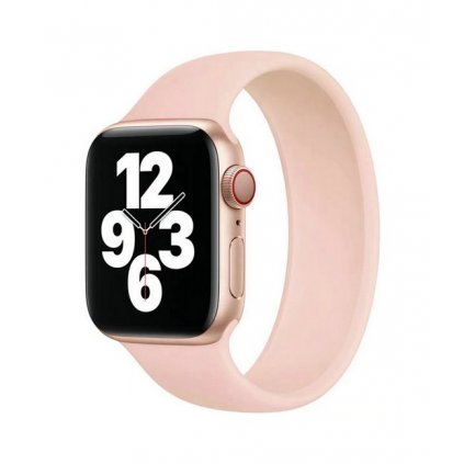 Silikónový remienok Basic pre Apple Watch 3-4-5-6-SE 38-40mm ružový