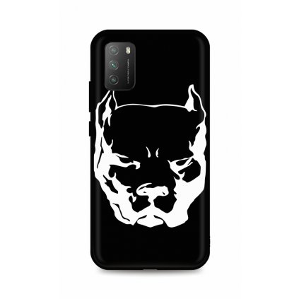 Zadný silikónový kryt DARK na Xiaomi Poco M3 Pitbull