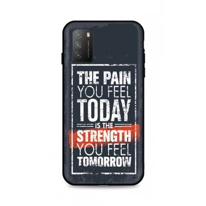 Zadný silikónový kryt DARK na Xiaomi Poco M3 Strength