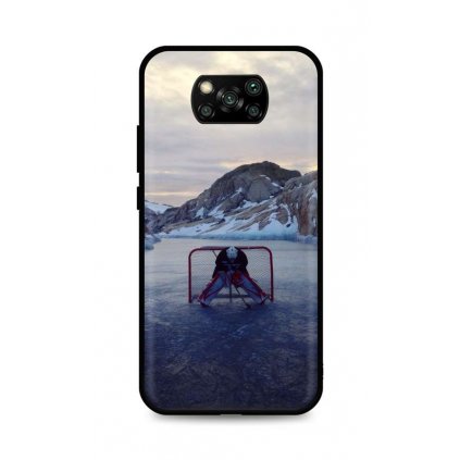 Zadný silikónový kryt DARK na Xiaomi Poco X3 Hockey Goalie