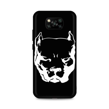 Zadný silikónový kryt DARK na Xiaomi Poco X3 Pitbull