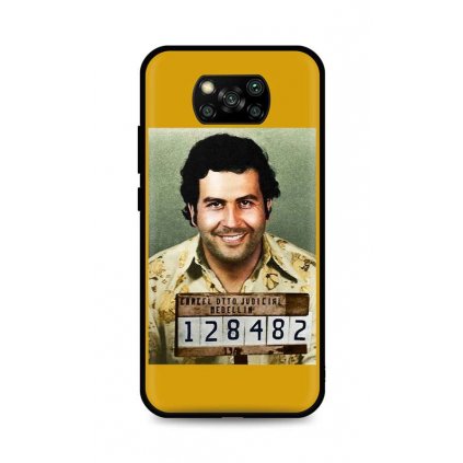 Zadný silikónový kryt DARK na Xiaomi Poco X3 Pablo Escobar