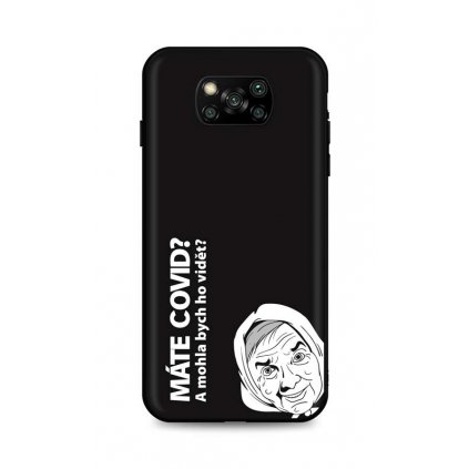 Zadný silikónový kryt DARK na Xiaomi Poco X3 Můžu ho vidět?