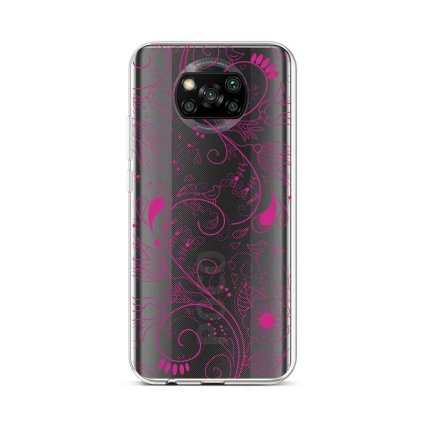 Zadný silikónový kryt na Xiaomi Poco X3 Pink Ornament