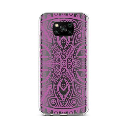 Zadný silikónový kryt na Xiaomi Poco X3 Violet Mandala