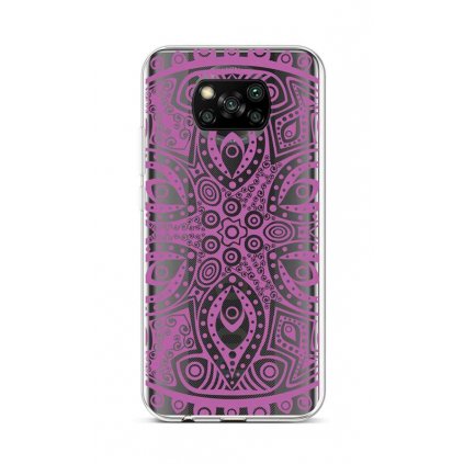 Zadný silikónový kryt na Xiaomi Poco X3 Violet Mandala