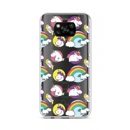 Zadný silikónový kryt na Xiaomi Poco X3 Chunky Unicorns