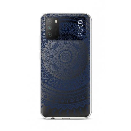 Zadný silikónový kryt na Xiaomi Poco M3 Navy Mandala