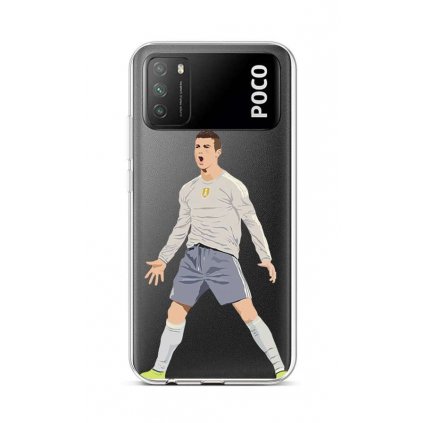 Zadný silikónový kryt na Xiaomi Poco M3 Futbalista