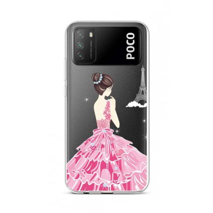 Zadný silikónový kryt na Xiaomi Poco M3 Pink Princess