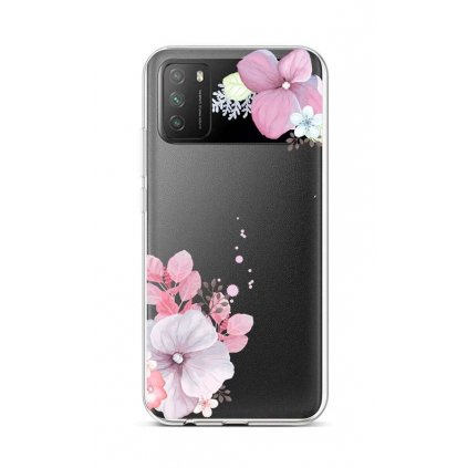 Zadný silikónový kryt na Xiaomi Poco M3 Violet Blossom