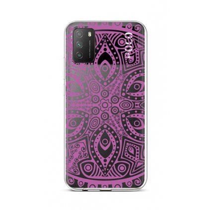 Zadný silikónový kryt na Xiaomi Poco M3 Violet Mandala