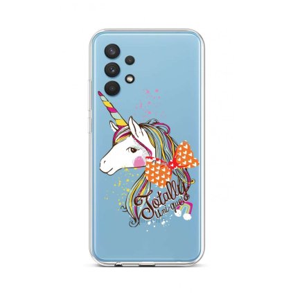 Zadný silikónový kryt na Samsung A32 Totally Uni-que