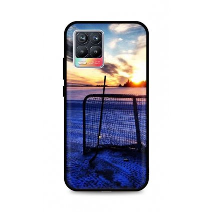 Zadný silikónový kryt DARK na Realme 8 Hockey Sunset