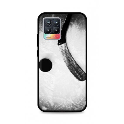 Zadný silikónový kryt DARK na Realme 8 Hockey