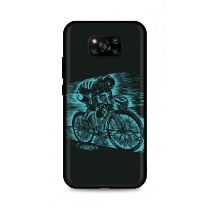 Zadný silikónový kryt DARK na Xiaomi Poco X3 Pro Speeding