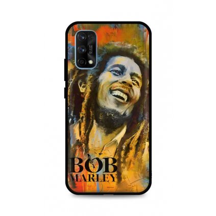 Zadný silikónový kryt DARK na Realme 7 Pro Bob Marley