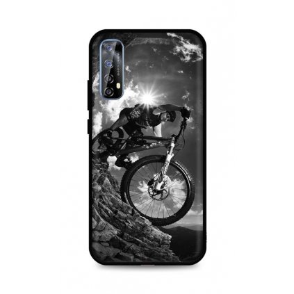 Zadný silikónový kryt DARK na Realme 7 Mountain Rider