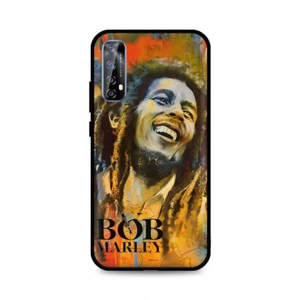 Zadný silikónový kryt DARK na Realme 7 Bob Marley