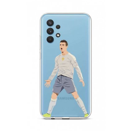 Zadný silikónový kryt na Samsung A32 Futbalista