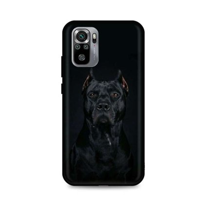 Zadný silikónový kryt DARK na Xiaomi Redmi Note 10S Dark Pitbull