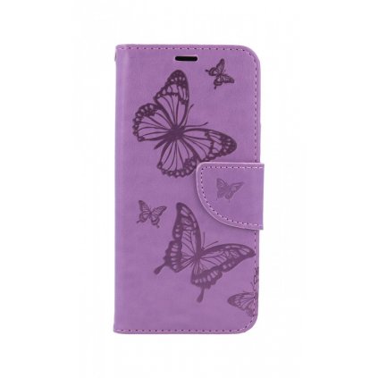 Flipové púzdro na iPhone 11 Butterfly fialové