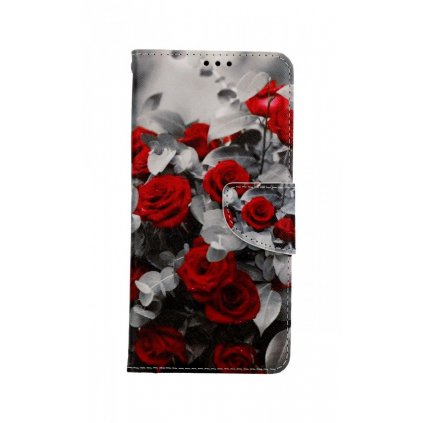 Flipové púzdro na Samsung A52 Červené ruže mix