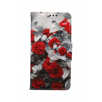Flipové púzdro na iPhone 11 Červené ruže mix